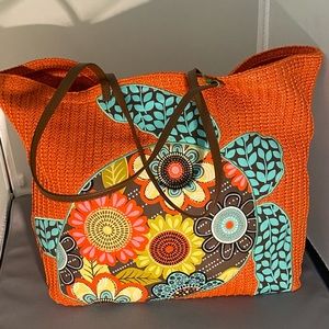 NWT Vera Bradley Flower Power Seashore Tote